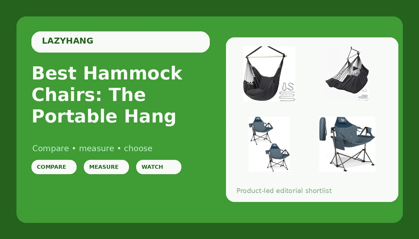 Best Hammock Chairs: The Portable Hang - LazyHang review with measurements and honest opinion