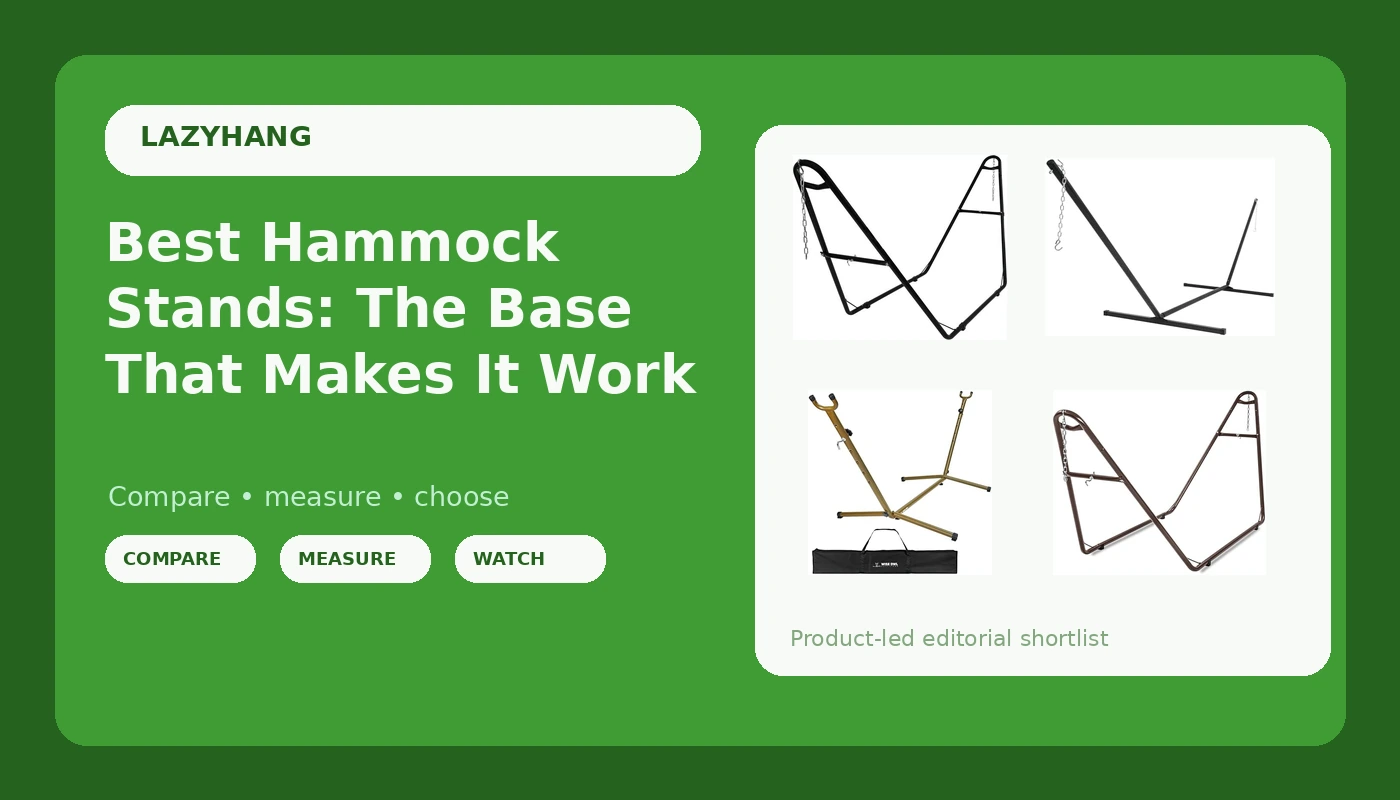 Best Hammock Stands: The Base That Makes It Work - LazyHang review with measurements and honest opinion