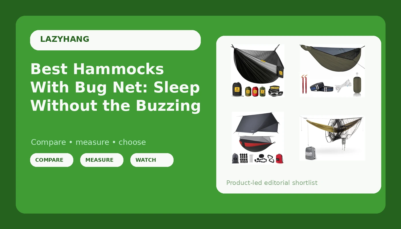Best Hammocks With Bug Net: Sleep Without the Buzzing - LazyHang review with measurements and honest opinion