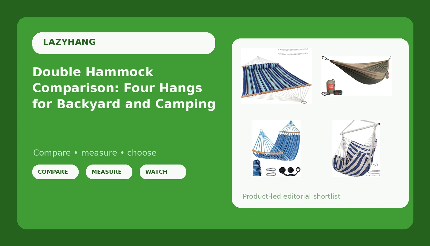 Double Hammock Comparison: Four Hangs for Backyard and Camping