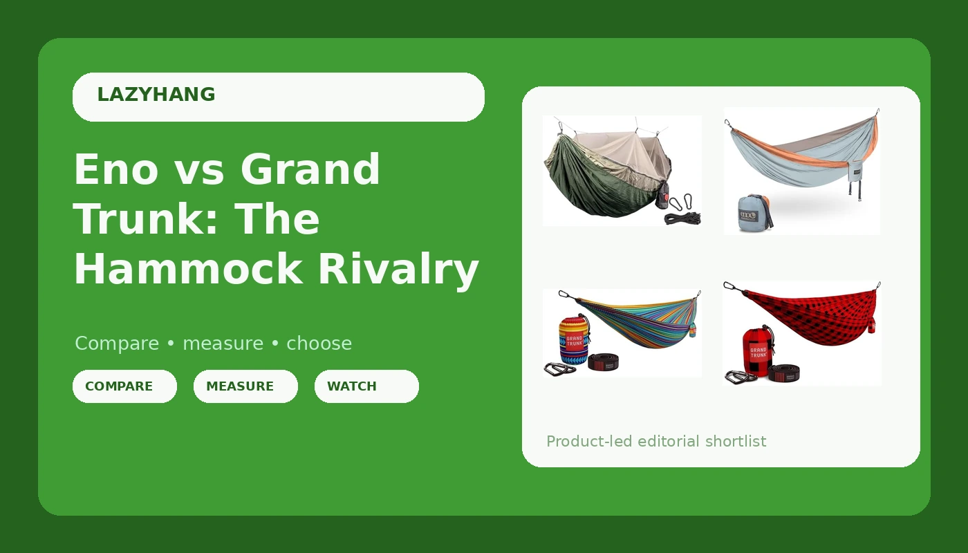 Eno vs Grand Trunk: The Hammock Rivalry - LazyHang review with measurements and honest opinion