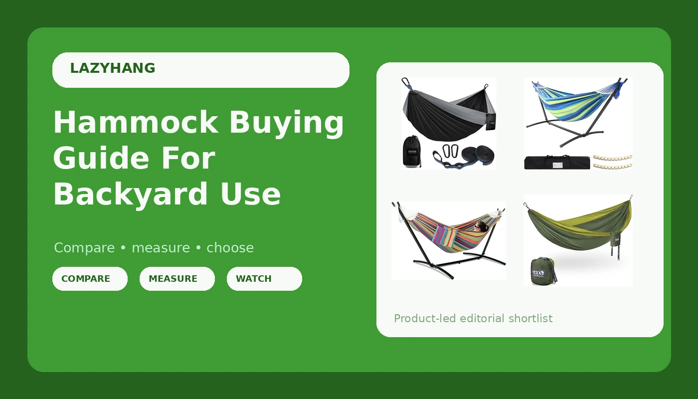 Hammock Buying Guide For Backyard Use - LazyHang review with measurements and honest opinion