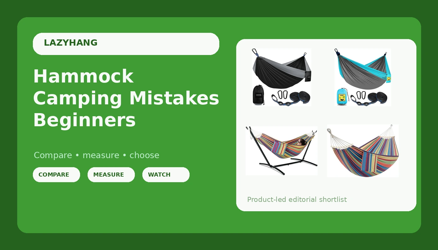 Hammock Camping Mistakes Beginners - LazyHang review with measurements and honest opinion