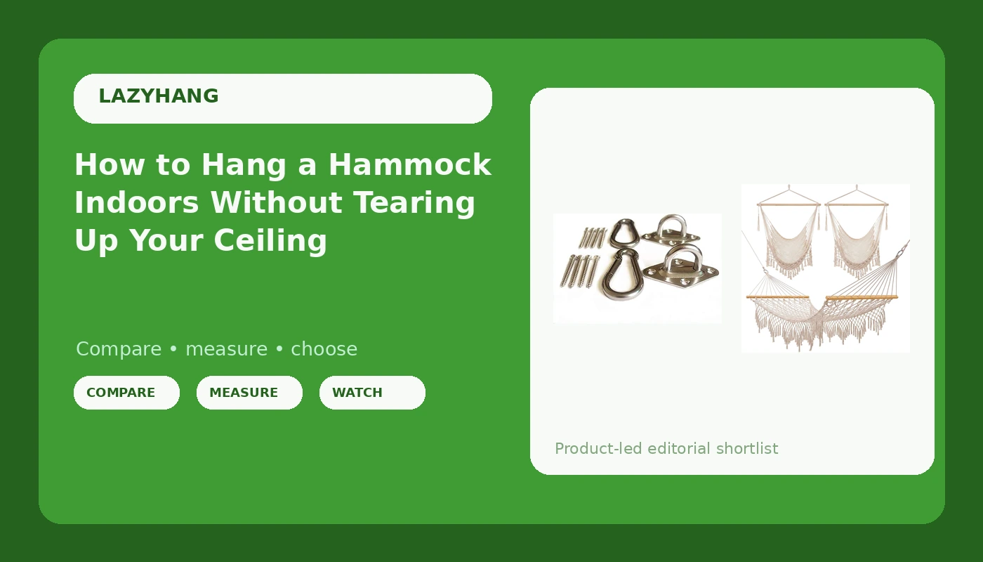 How to Hang a Hammock Indoors Without Tearing Up Your Ceiling