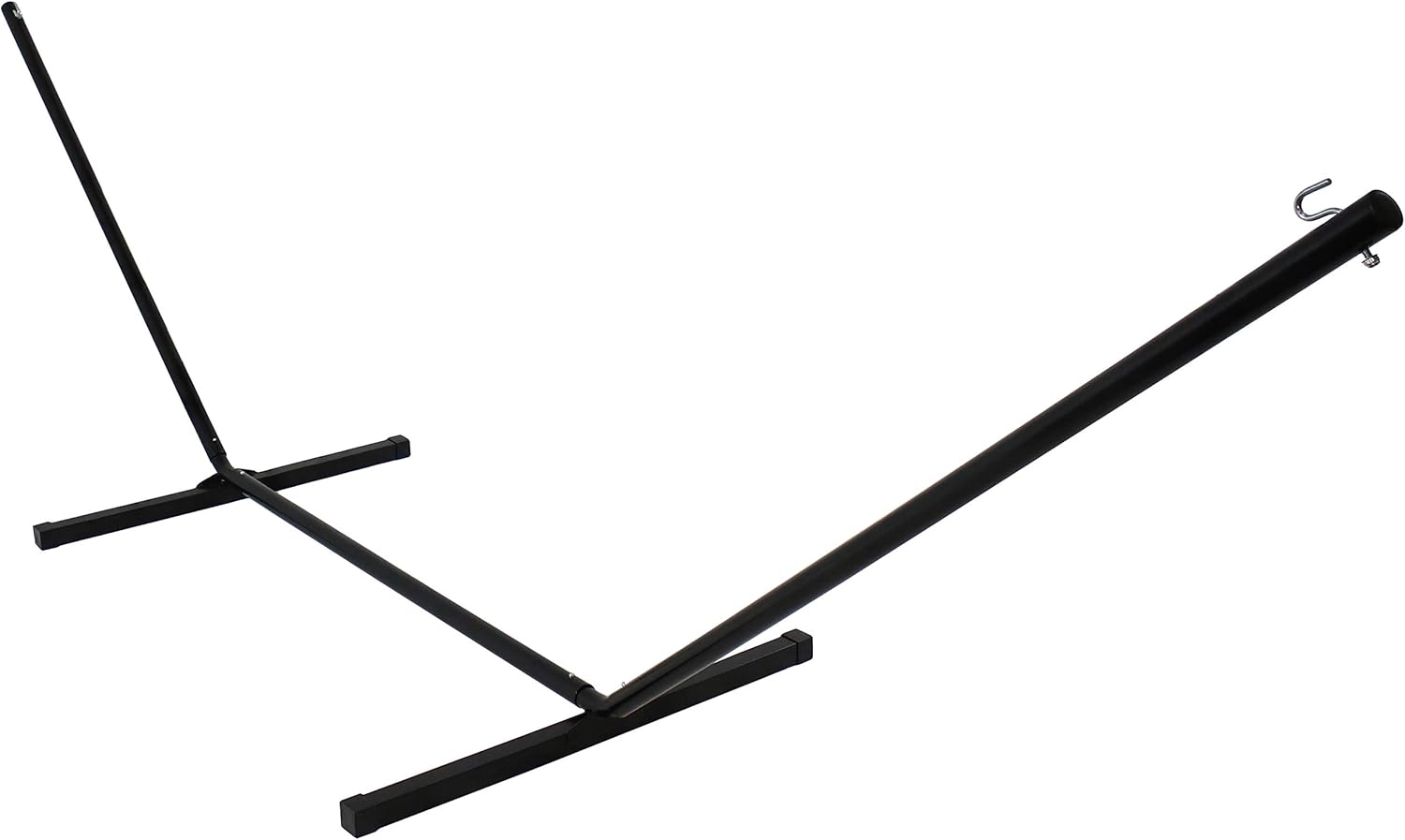 Sunnydaze Heavy-Duty Hammock Stand for Outside, Black, Easy Assembly
