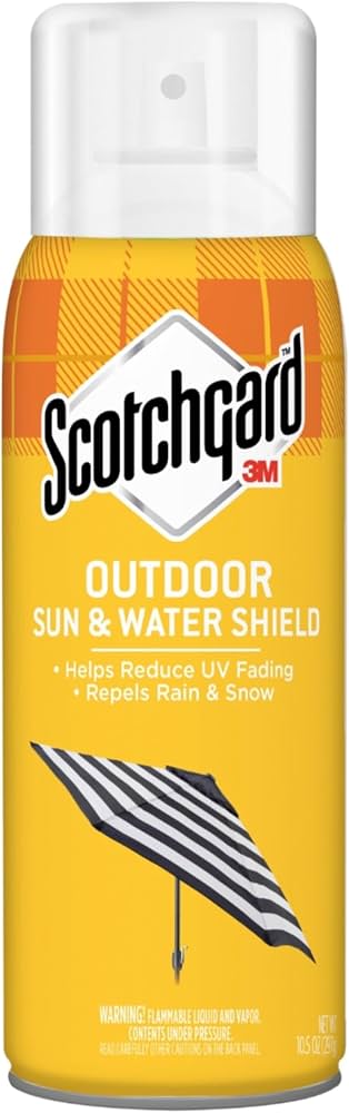 Scotchgard Outdoor Water & Sun Shield Fabric Spray, Water Repellent Spray for Spring and Summer Outdoor Gear and Patio Furniture, 10.5 oz