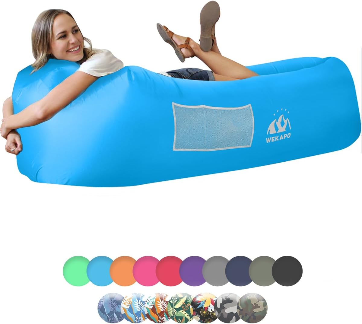 WEKAPO Inflatable Couch Air Lounger Chair