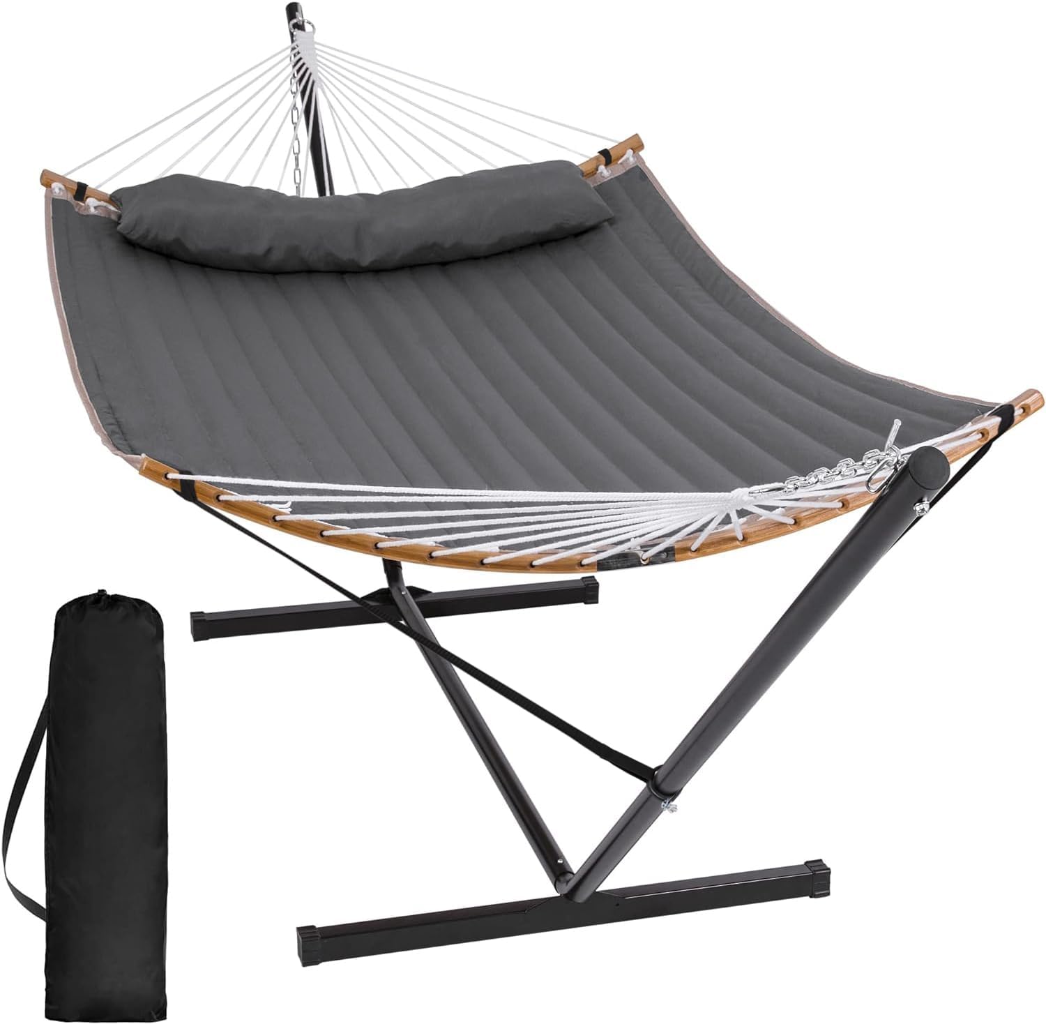 SUNCREAT Double Portable Hammock with Stand