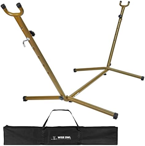 Wise Owl Outfitters Adjustable Portable Hammock Stand, 440lb Capacity