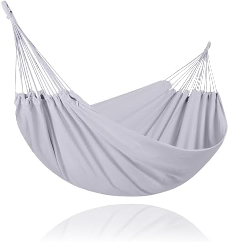 SUNCREAT Extra Large 2 Person Hammock for Camping, Dark Gray