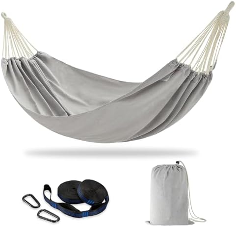 Brazilian Double Hammock with Tree Straps, Extra Large, 450 lbs Capacity
